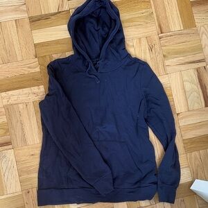 Quince women’s nursing Dark Blue Hoodie Sweater